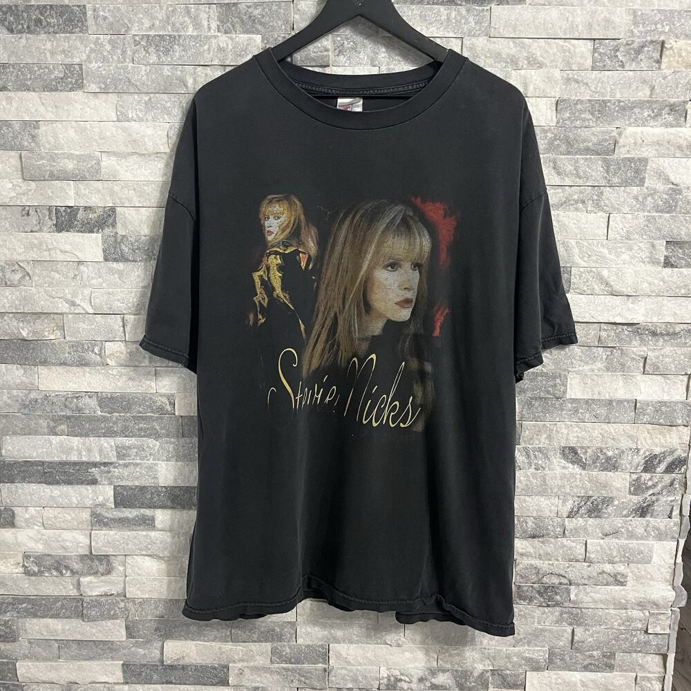 Vintage Stevie Nicks With Chris Isaak 2007 Tour Black Size 2XL XXL T-Shirt